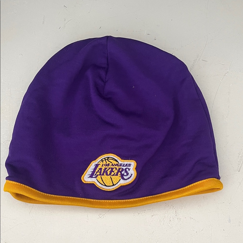 Nike Purple and Gold Lakers vintage Beanie